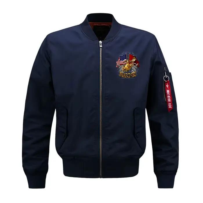 Nouvelle Veste Militaire Marines Homme Bomber Jackes Printemps