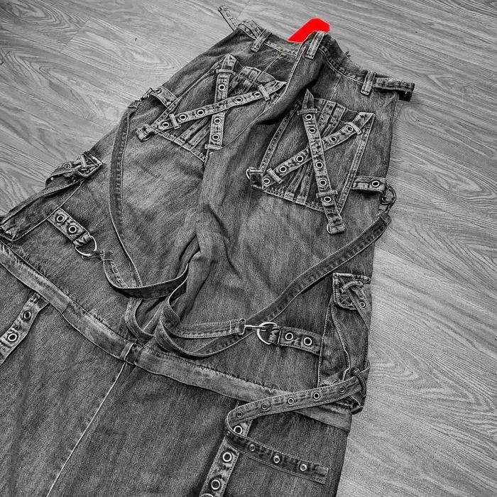 Jean lourd Vintage Y2K pour hommes et femmes
