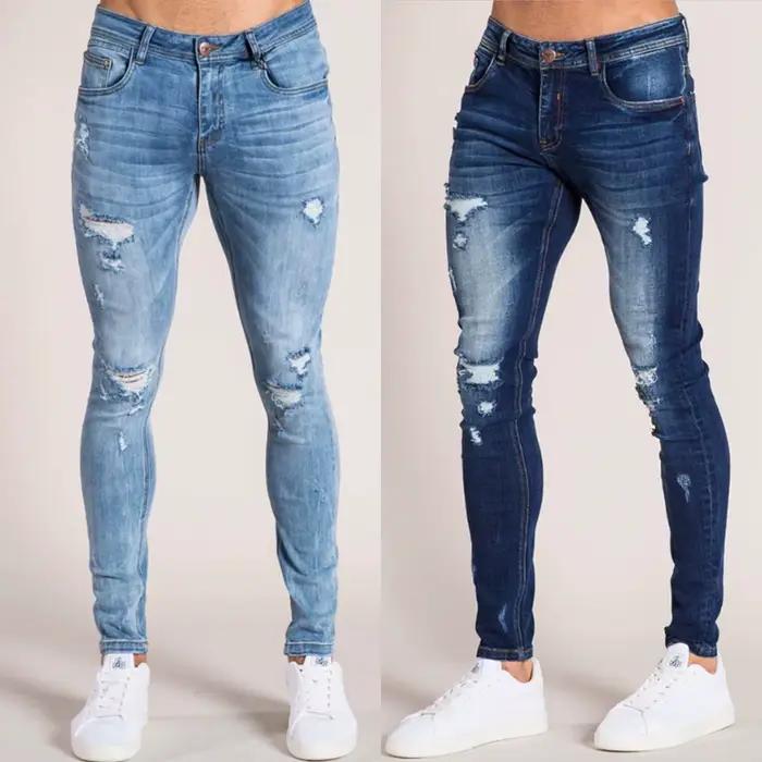 Jean en denim pour homme
