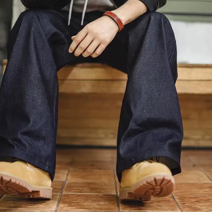 Jeans en denim brut selvedge vintage Maden 15
