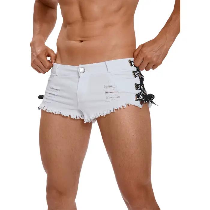 Shorts en jean ultra-courts pour hommes