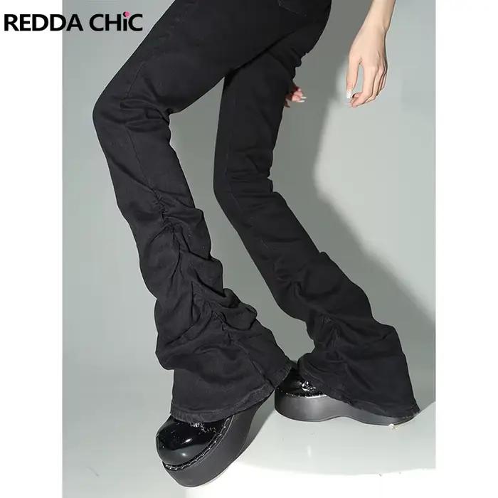 REDDACHiC – jean évasé empilé pour femme