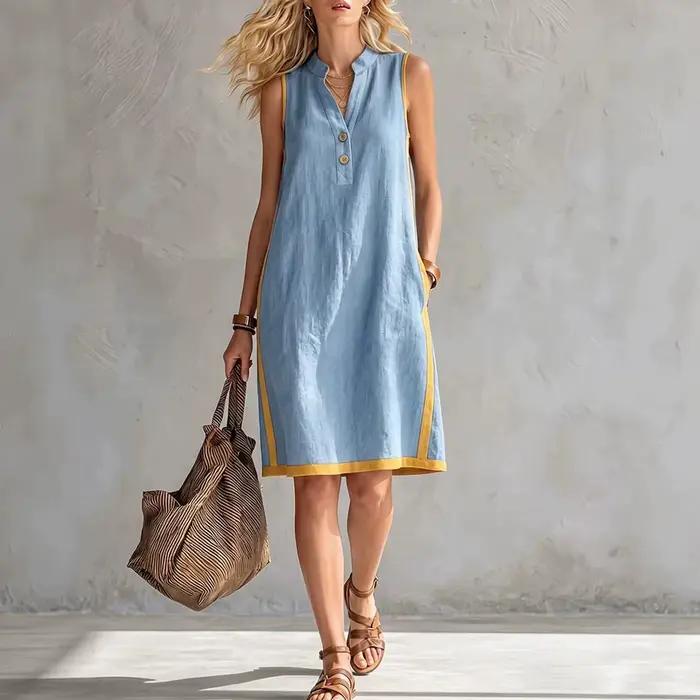 Robe en jean vintage pour femme