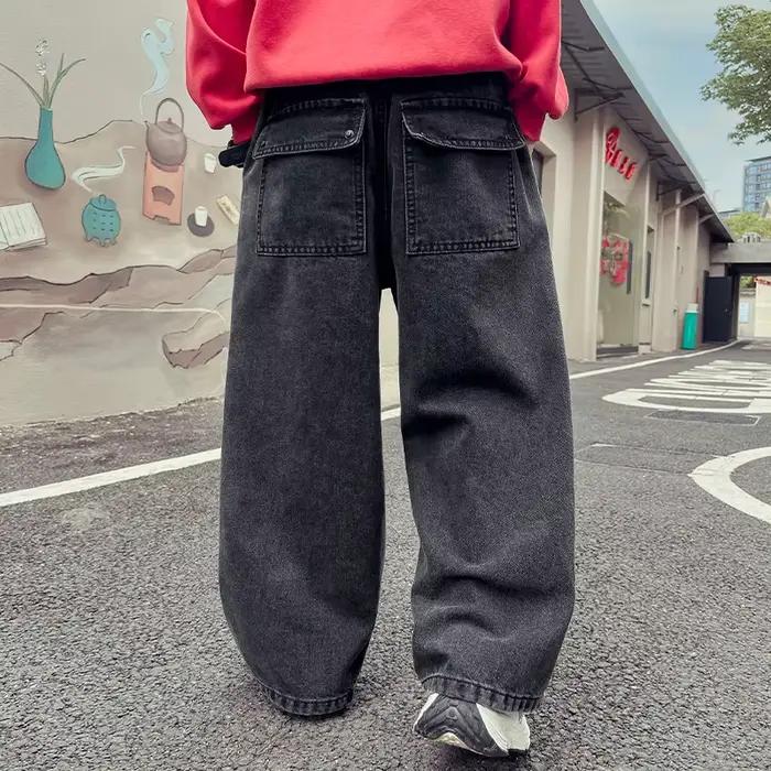 Jean taille haute pour enfants