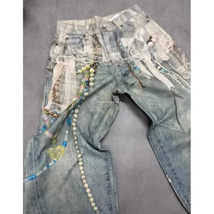 Jean ample pour femme printemps-automne