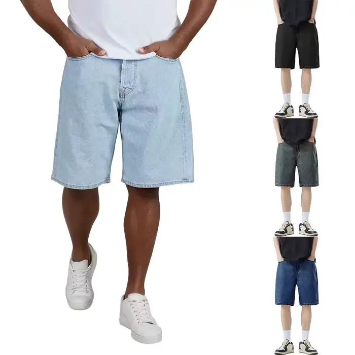 Shorts en jean baggy 2026 pour hommes – Coupe décontractée