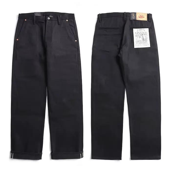 0002 Rock Can Roll Vintage 14oz Indigo Selvage mn fjMens Casual Ch37Raw Denim Jean Pantalon Taille 28-42
