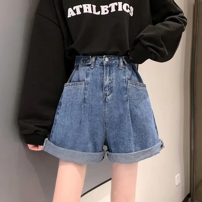 Short en Denim déchiré pour femme