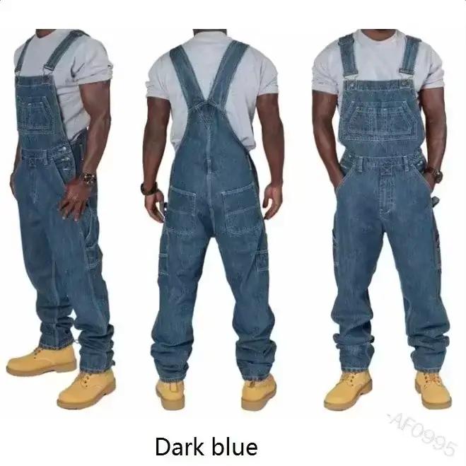 Hommes jean 2025 salopette