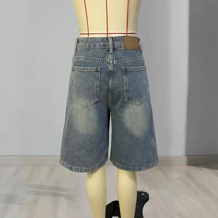 Shorts en jean Bermuda pour femmes