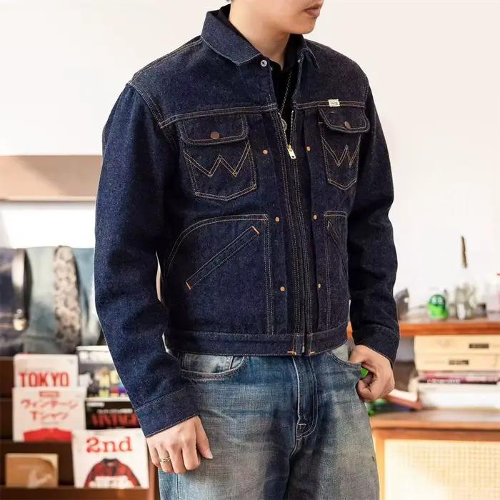 Veste en jean Red Tornado années 1960 coupe boxy poches de poitrine et latérales veste homme four seasons denim selvedge 100% coton robuste et durable à offrir