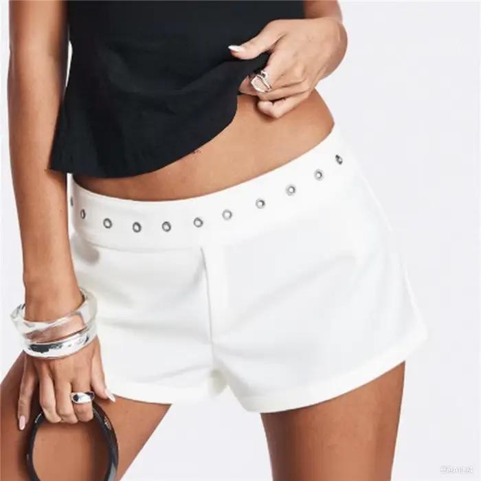 Shorts Y2K Grunge pour filles tendance avec rivets
