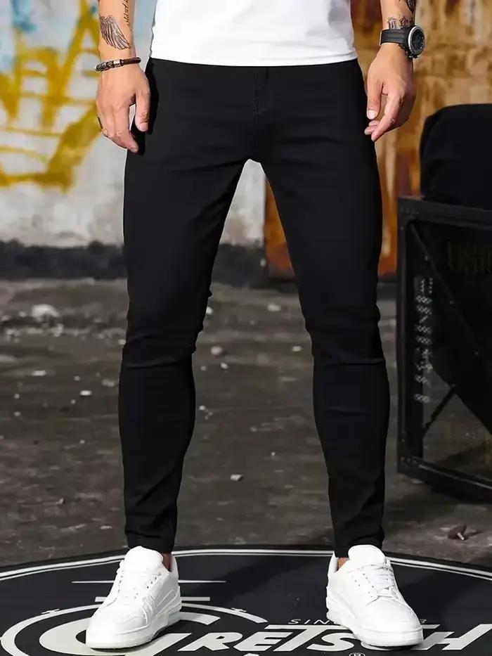 Jean Slim en Denim pour Homme