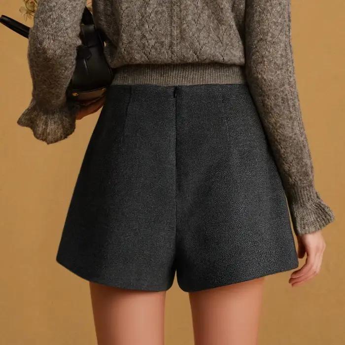 Short à jambes larges pour femmes