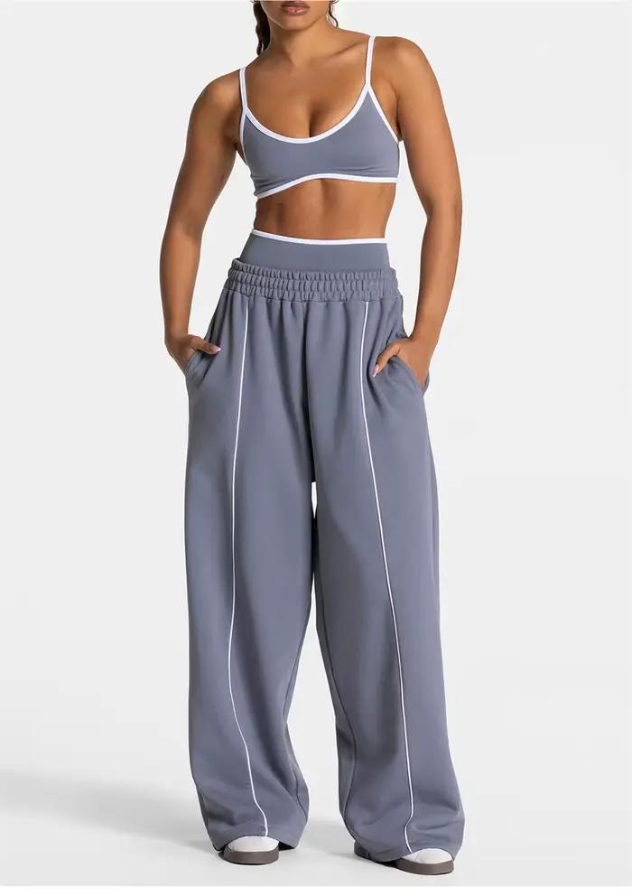 Pantalon de jogging droit pour femme