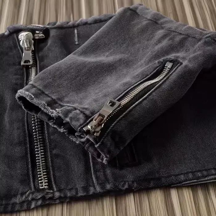 Veste en jean pour homme pour l'automne et l'hiver.