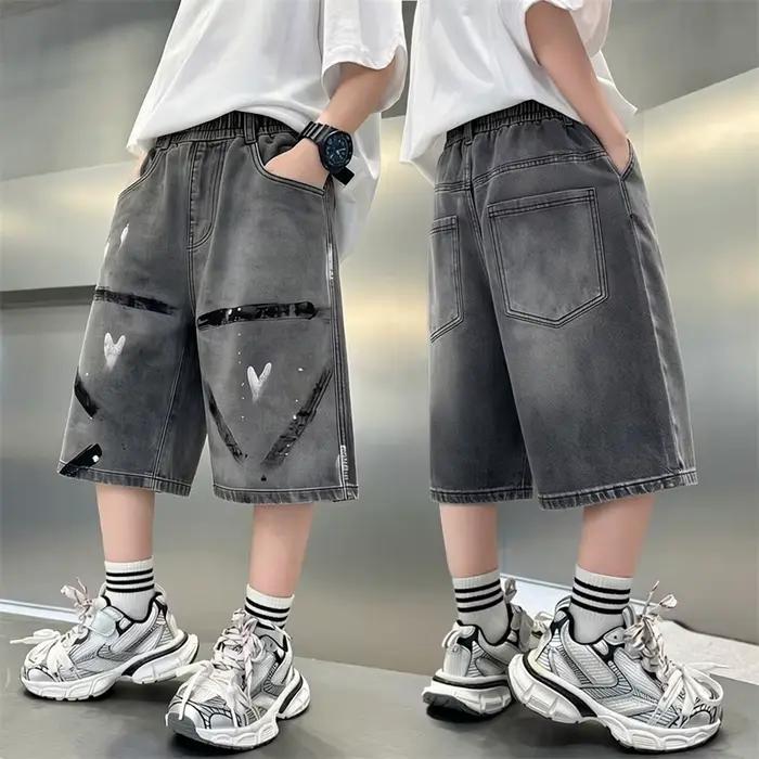 Nouveaux shorts en jean pour adolescents