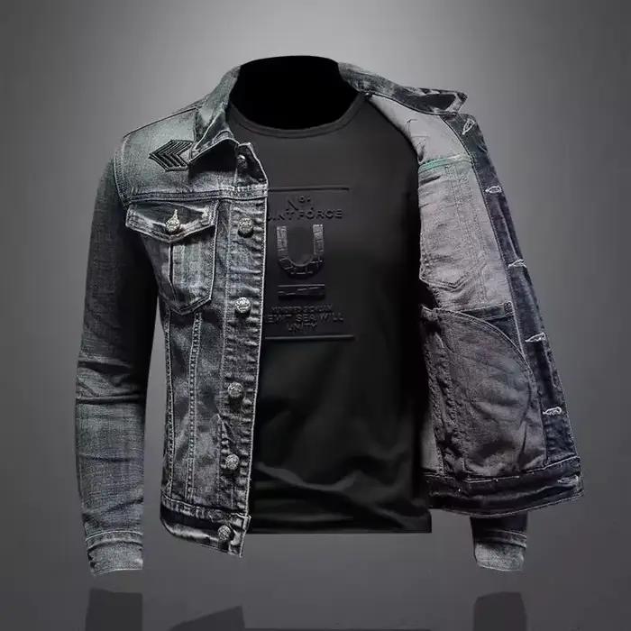 Veste en jean pour hommes