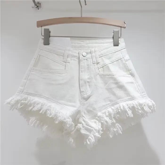 Short en Denim brut pour femmes