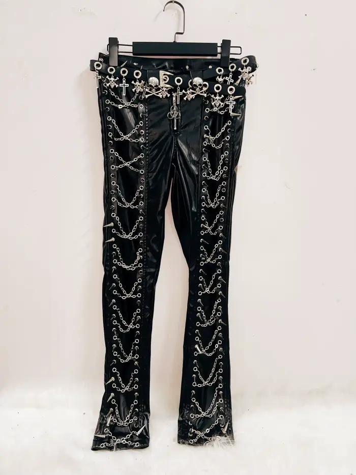 Pantalon Vintage Harajuku, Vêtements Gothiques, RiSALE, Y2K