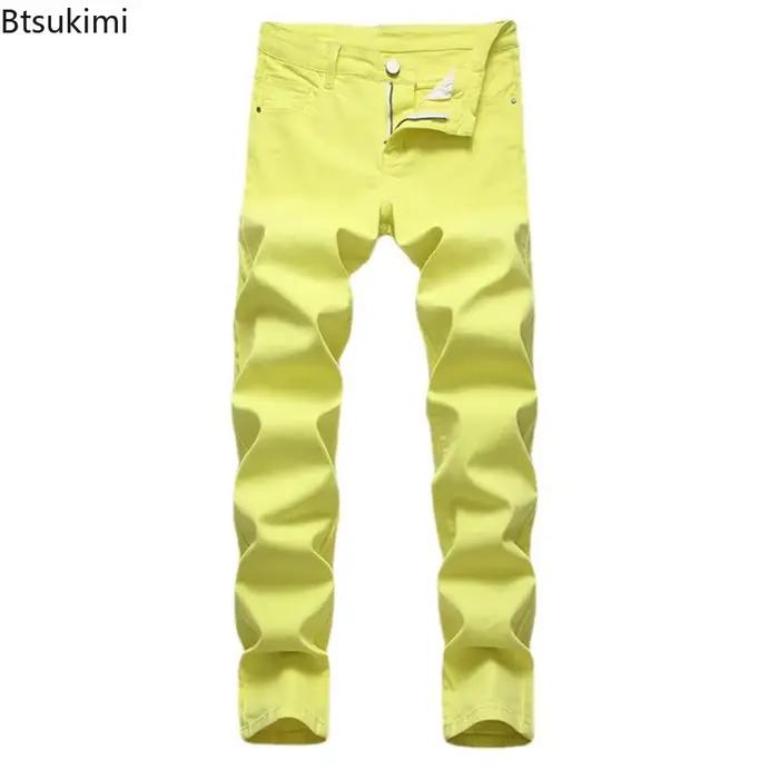 Classique hommes jean mode solide tout Match Stretch Denim pantalon Hip Hop Streetwear mâle décontracté mince