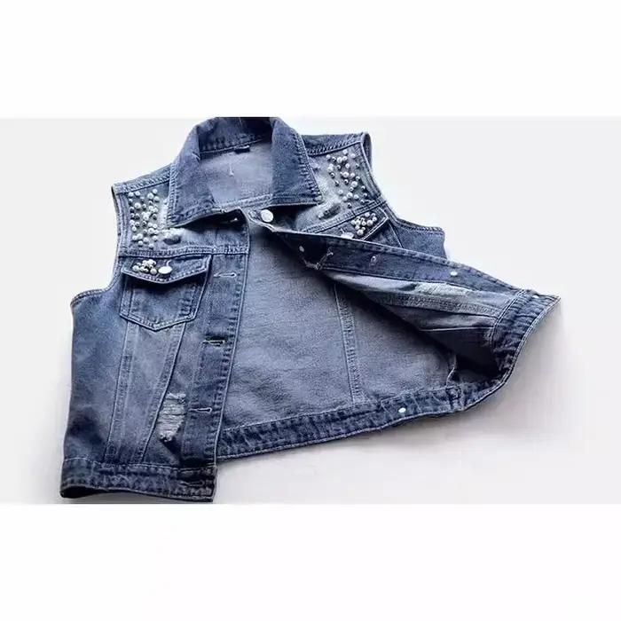 Gilet en jean pour femmes