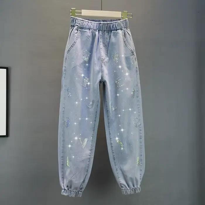 Jean taille haute pour l'été 2026 – Nouveau pantalon décontracté en denim pour femme