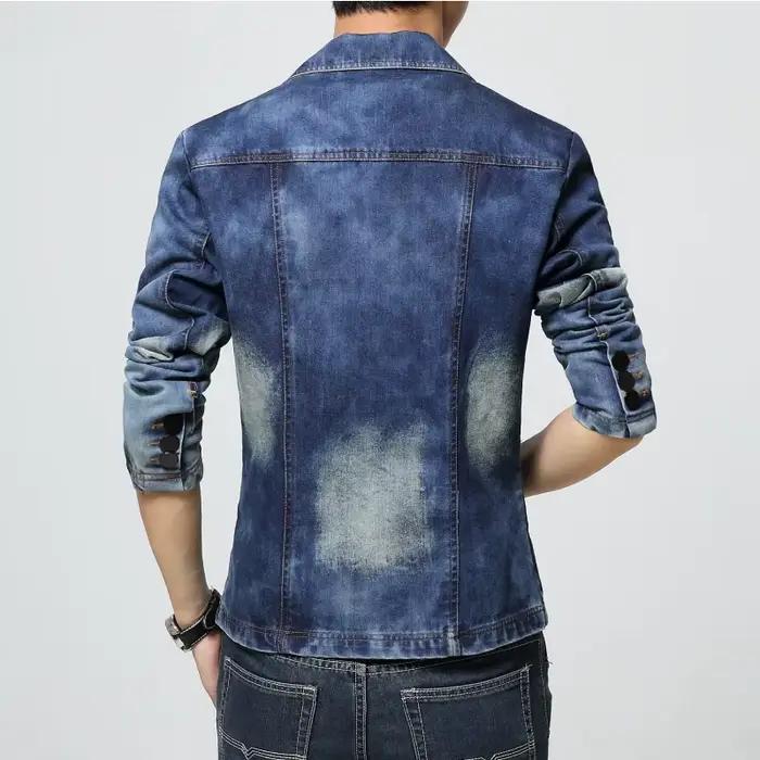 Veste en jean slim pour homme