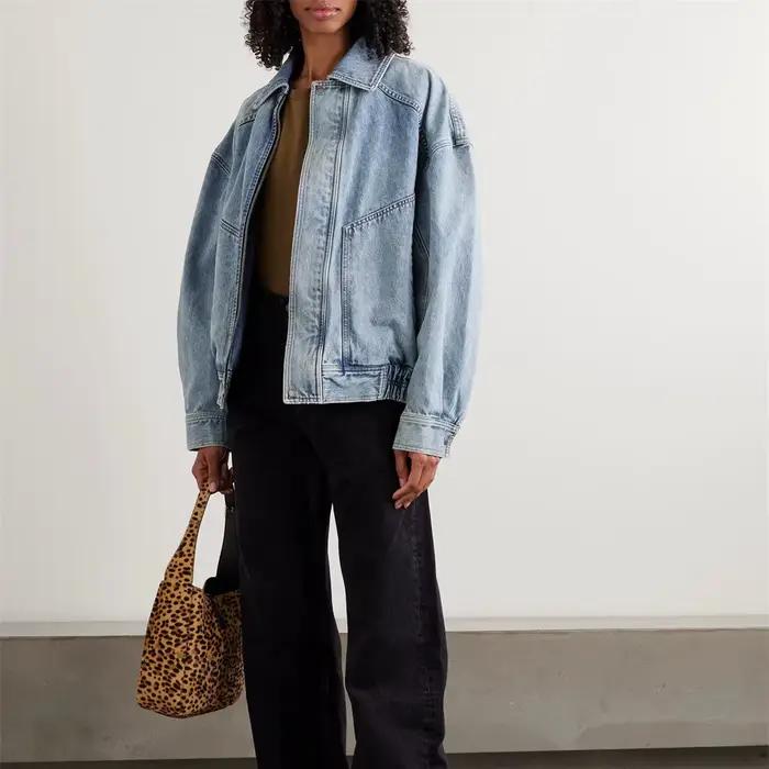 Veste en jean pour femme Printemps 2026 — 100 % coton