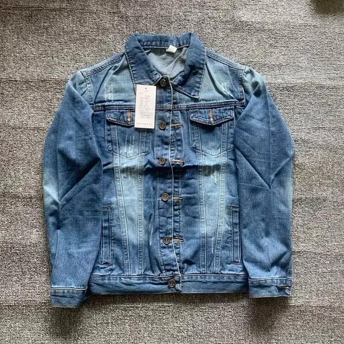Vestes en jean brodées pour hommes