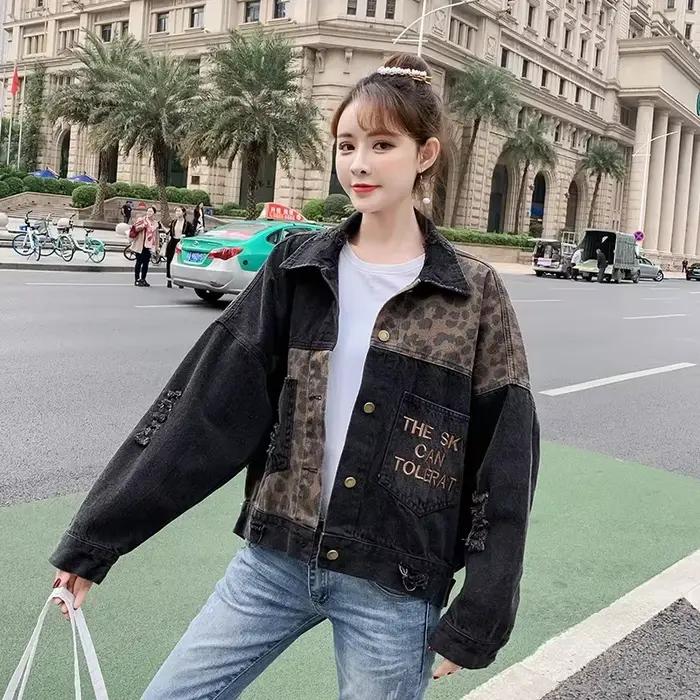 Veste en jean pour femme