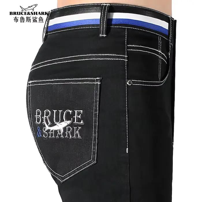 Jean noir d'été pour hommes