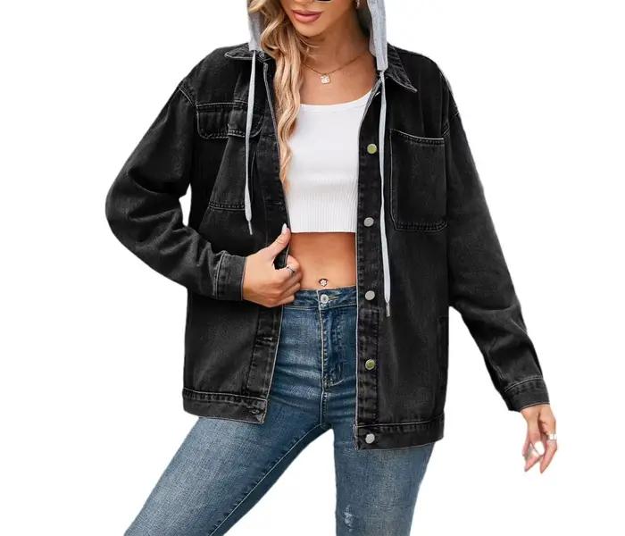 Veste en jean délavé Vintage, nouveau Style automne/hiver 2025