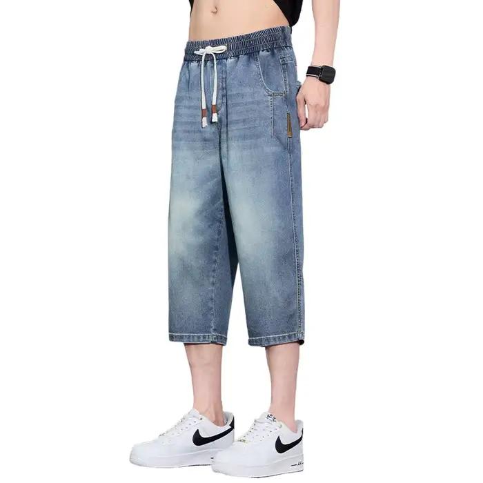 Shorts en jean Tencel pour homme