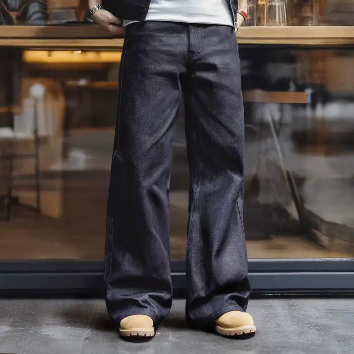 Jeans en denim brut selvedge vintage Maden 15