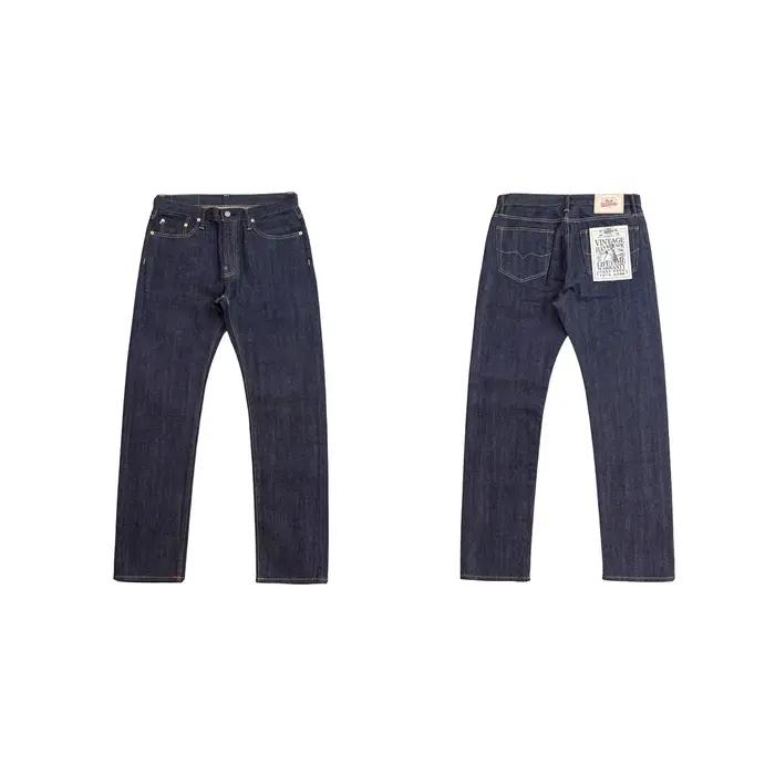 Red Tornado 11.5oz lisière Denim jean SD107-0002 Slim coupe droite été Amekaji pantalon hommes