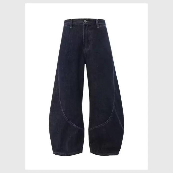 Jeans classiques américains rétro noirs originaux pour hommes