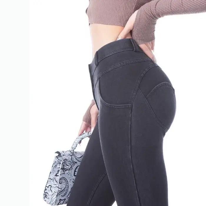 Shascullfites Petite Flare Jeans pour femme Sexy Denim Bell-Bottoms Pantalon Streetwear Noir