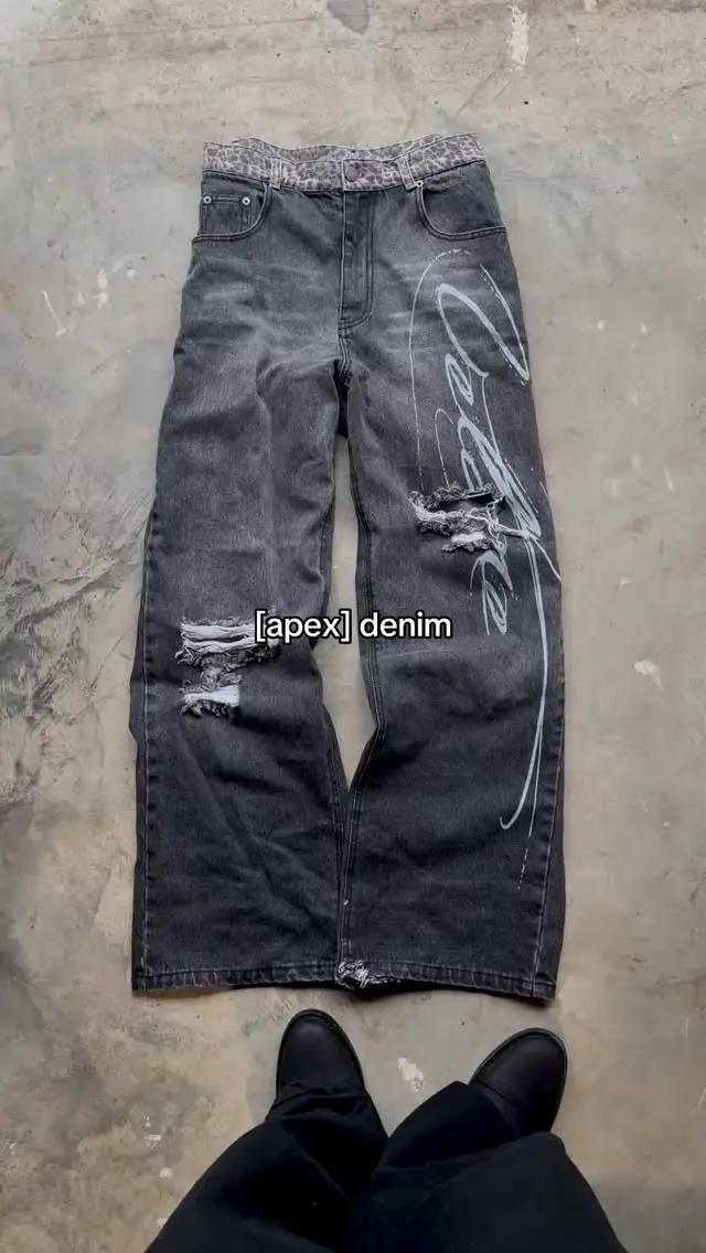 Jeans décontractés américains Y2K des années 2000 pour femme
