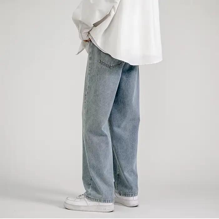 Grande vente évasée pantalon homme jean Streetwear hommes de vêtements tendance mode coréenne printemps jeans pantalons
