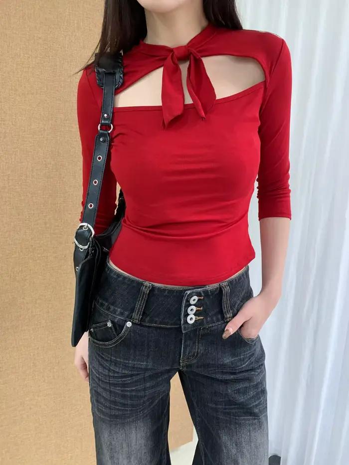 Jean en denim pour femme