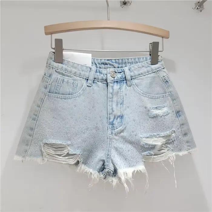 Shorts en jean déchirés Aoaiiys style Y2K pour femmes junior été streetwear occaions spéciales