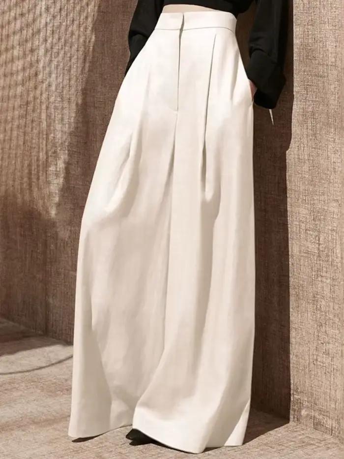 Pantalon à jambes larges pour femmes