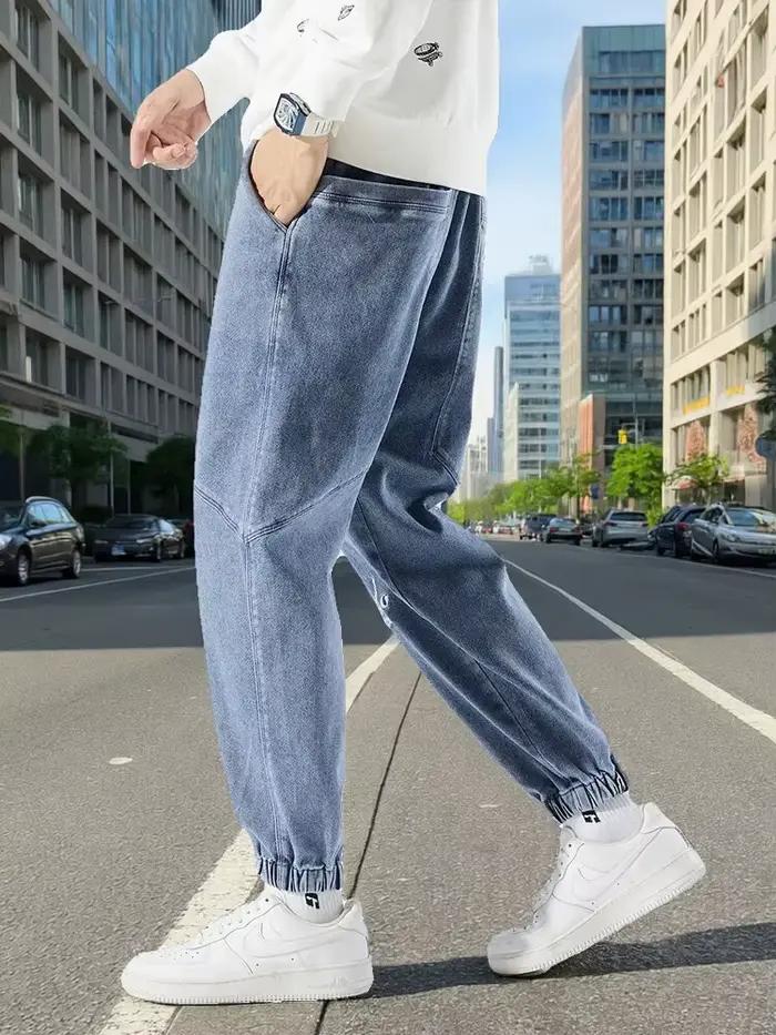 Nouveau Jean Jogger en Denim pour Homme Été 2026