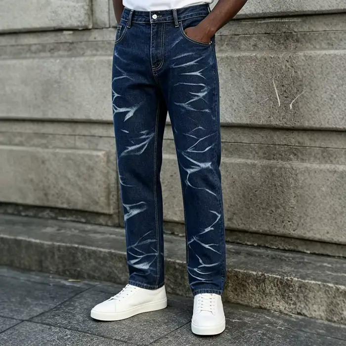 Nouveaux jeans rétro pour hommes 2026 avec un design ample et droit