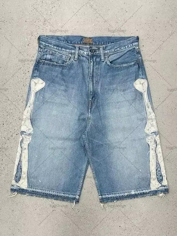 Shorts en jean vintage Y2K Deeptown pour femme