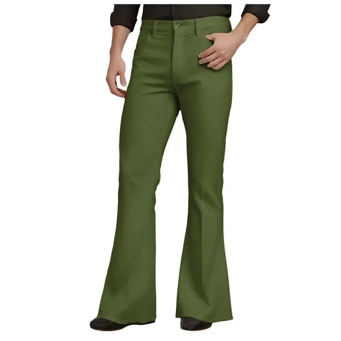 Pantalon évasé Vintage pour hommes