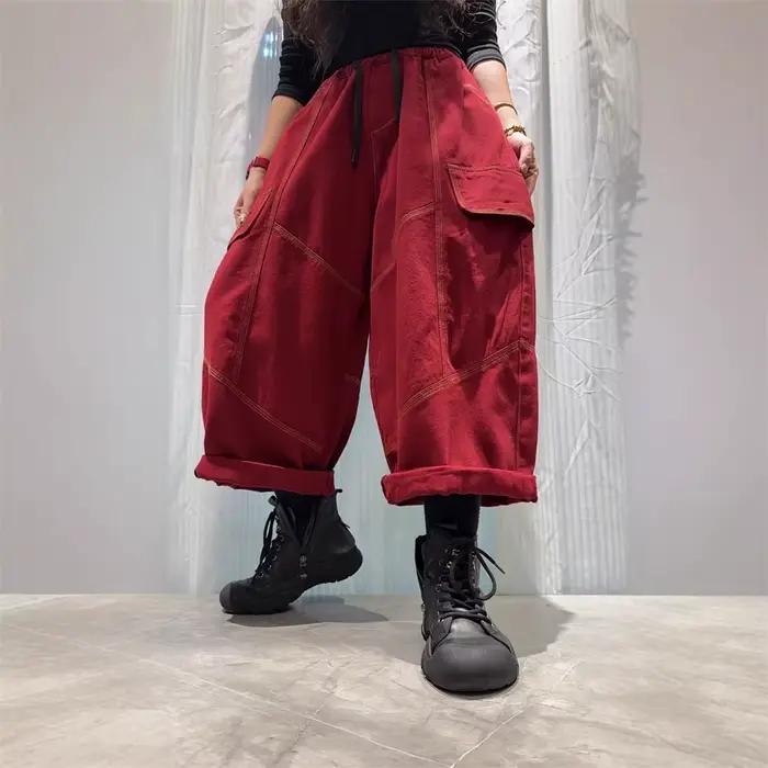 Jeans vintage femmes 2026 coupe ample style streetwear pour printemps été ocassions variées
