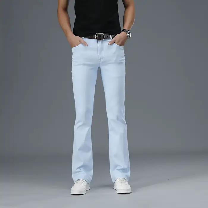Jean évasé pour homme, coupe ample