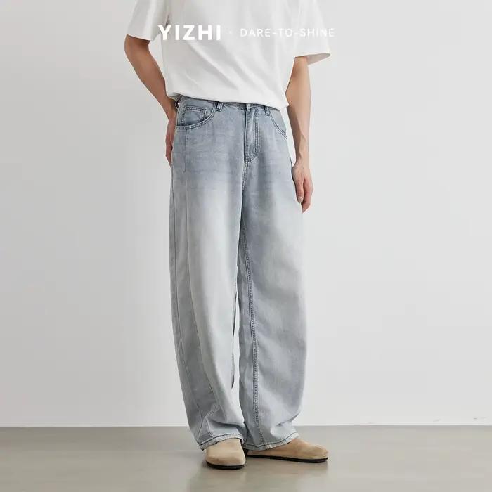Jean ample décontracté pour homme en Lyocell